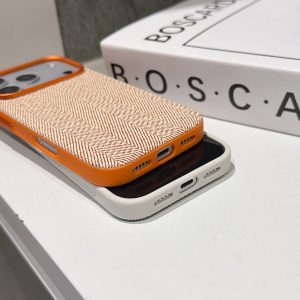Tech Fabric Magnetic Phone Case with Kickstand, 360° Rotatable Shock‑Absorbent Protective Cover for iPhone 18 Pro Max17 16 15 14